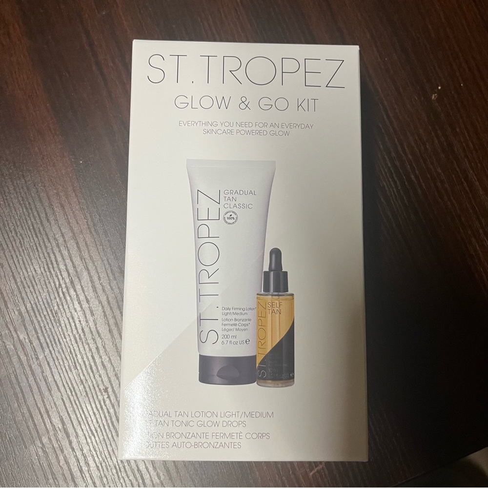 BNIB St. Tropez Glow & Go Kit